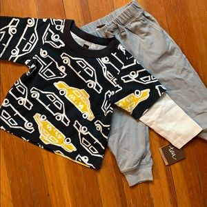 TEA long sleeve + pant outfit